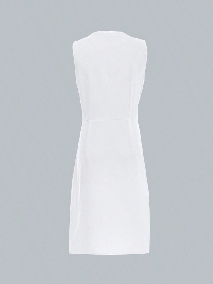 Rochie scurtă SHEIN, alb