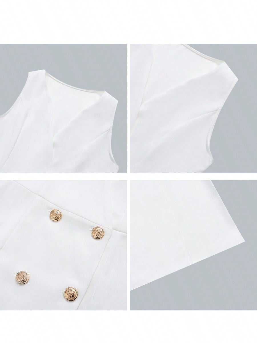 Rochie scurtă SHEIN, alb