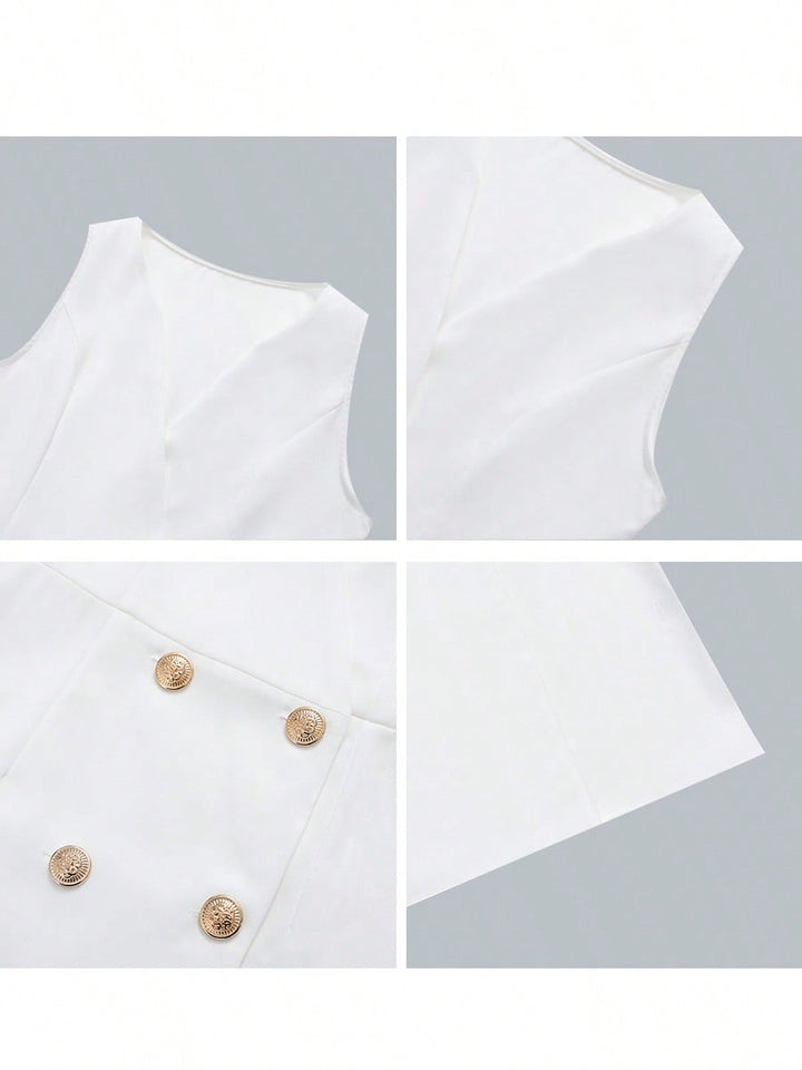 Rochie scurtă SHEIN, alb