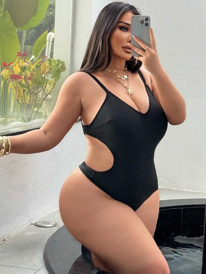 Costum de baie SHEIN, negru