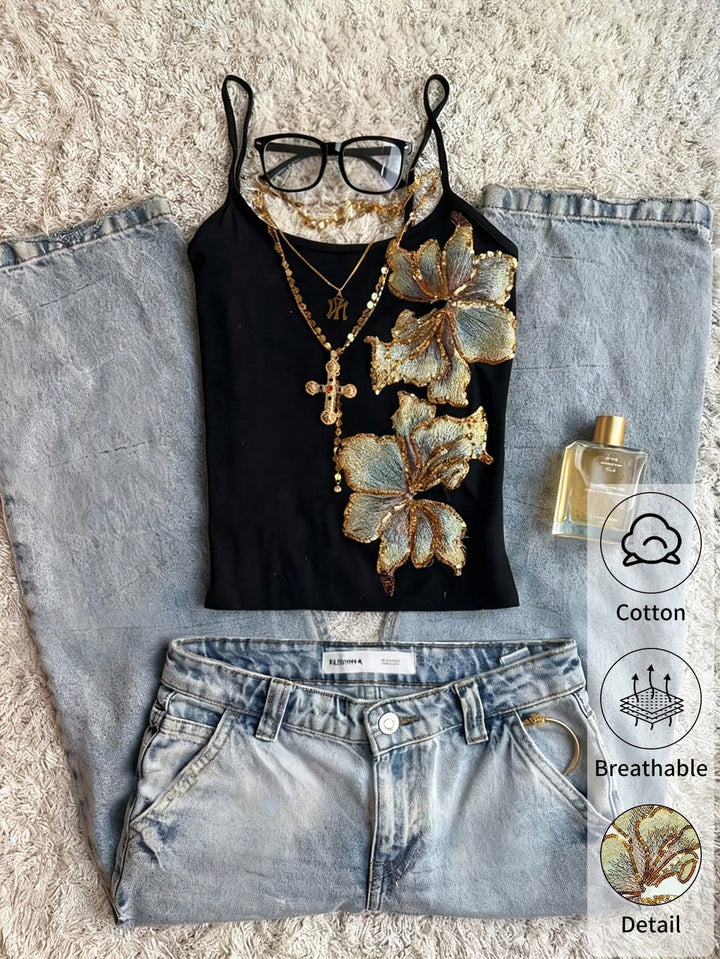 Top SHEIN, negru