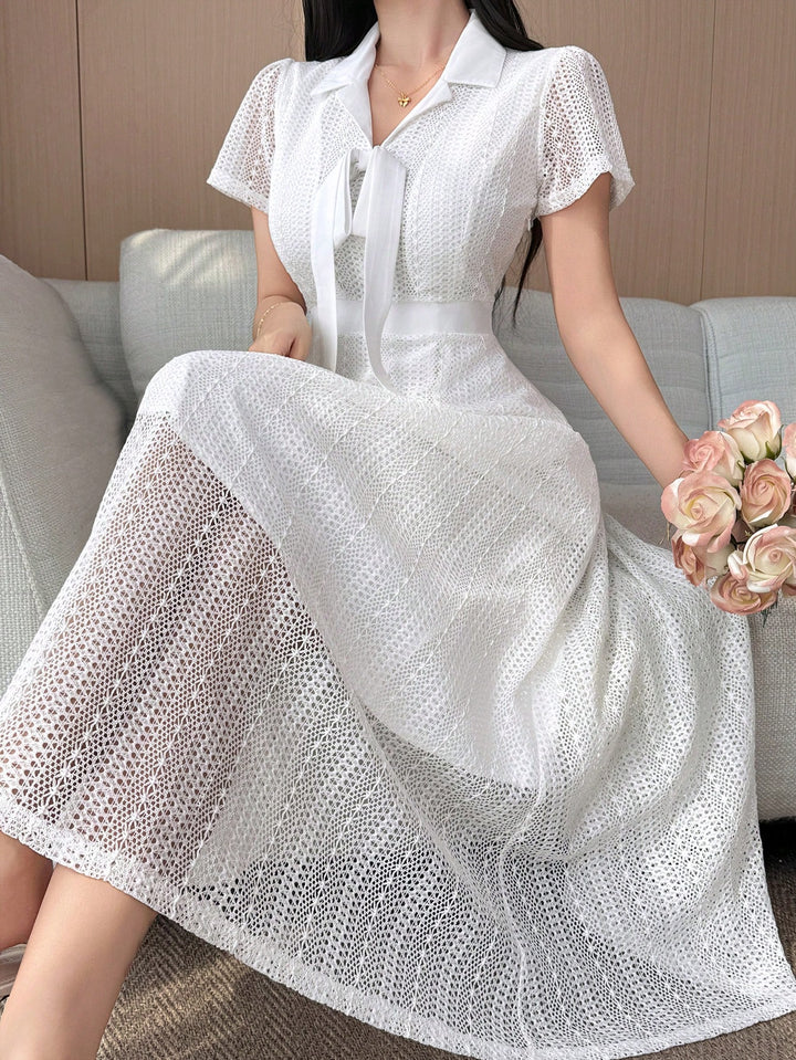Rochie maxi SHEIN, alb