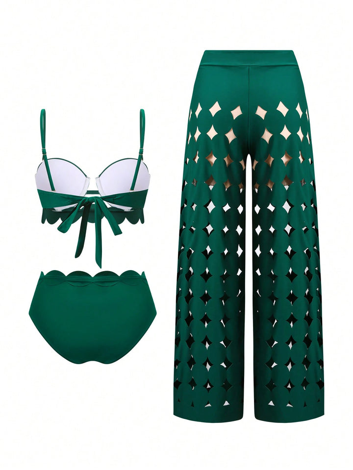 Set bikini SHEIN, verde