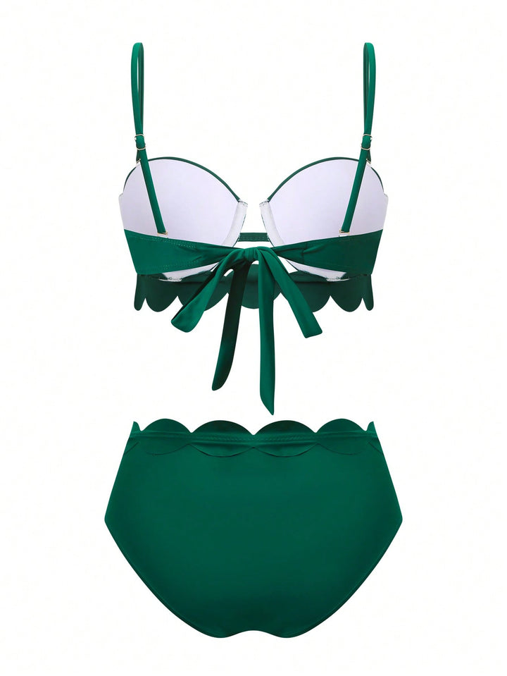 Set bikini SHEIN, verde