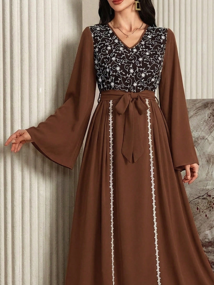 Rochie maxi SHEIN, maro