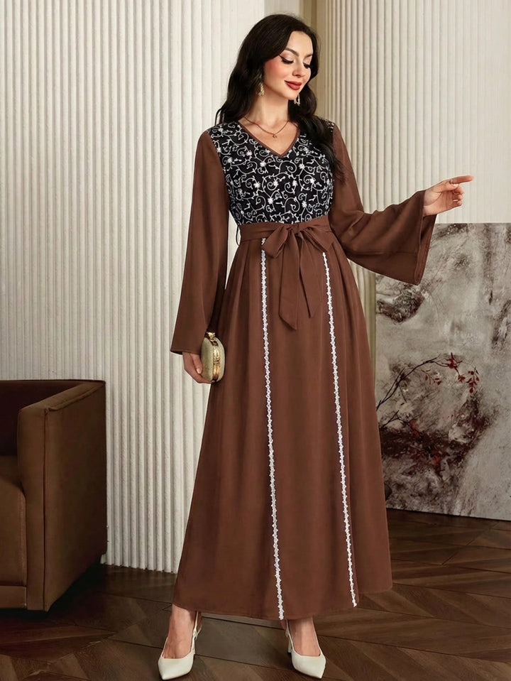 Rochie maxi SHEIN, maro