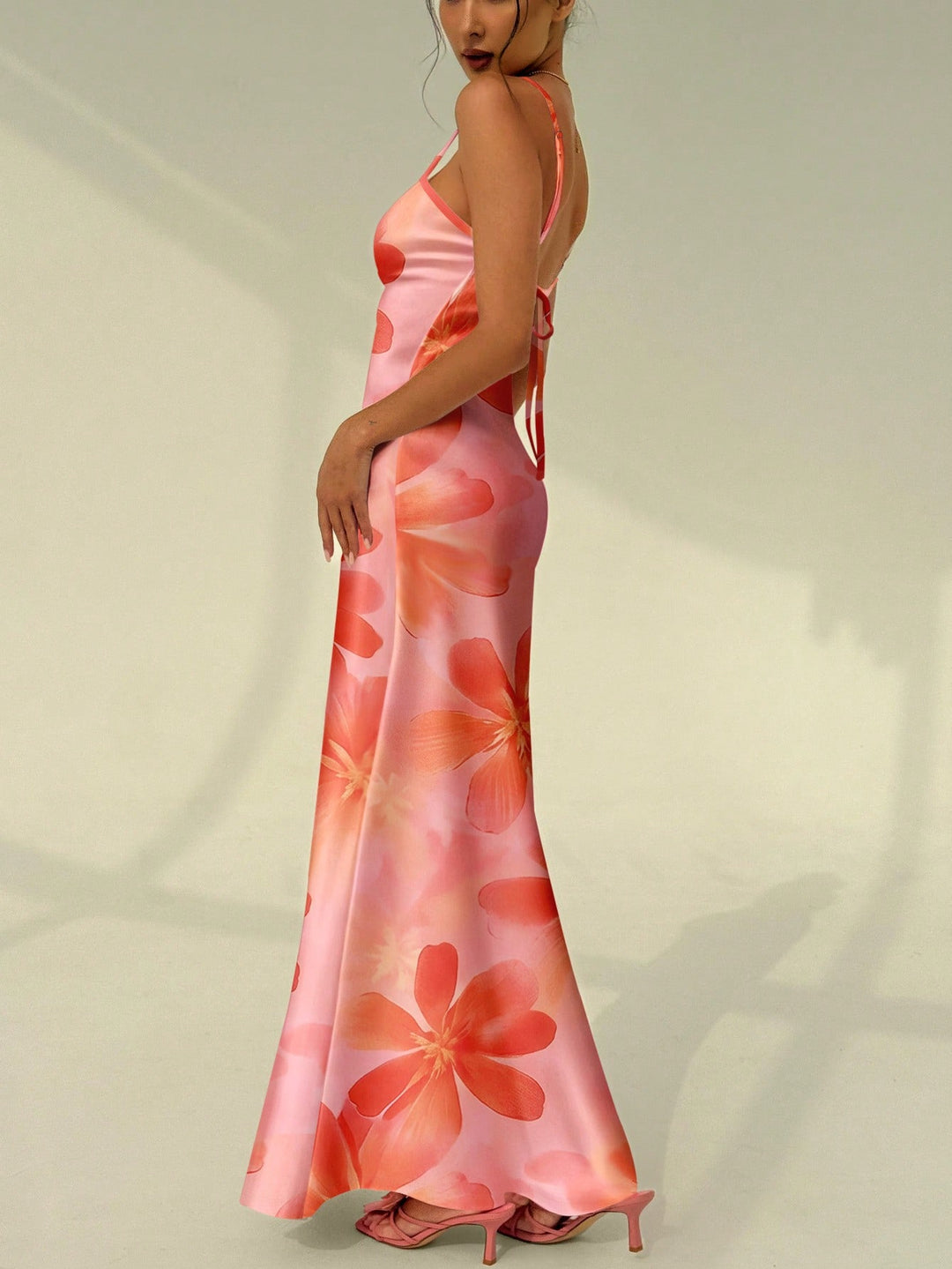 Rochie maxi SHEIN, mix culori