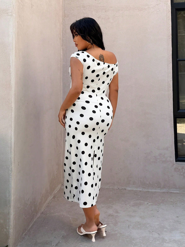 Rochie maxi SHEIN, alb