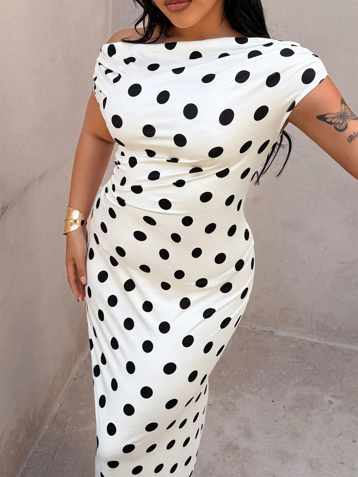 Rochie maxi SHEIN, alb