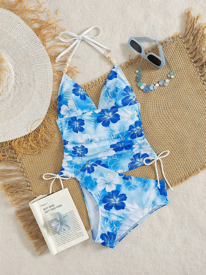 Costum de baie SHEIN, mix culori