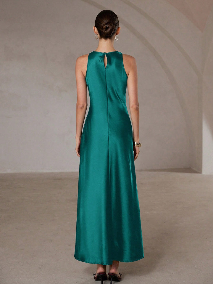 Rochie maxi SHEIN, verde