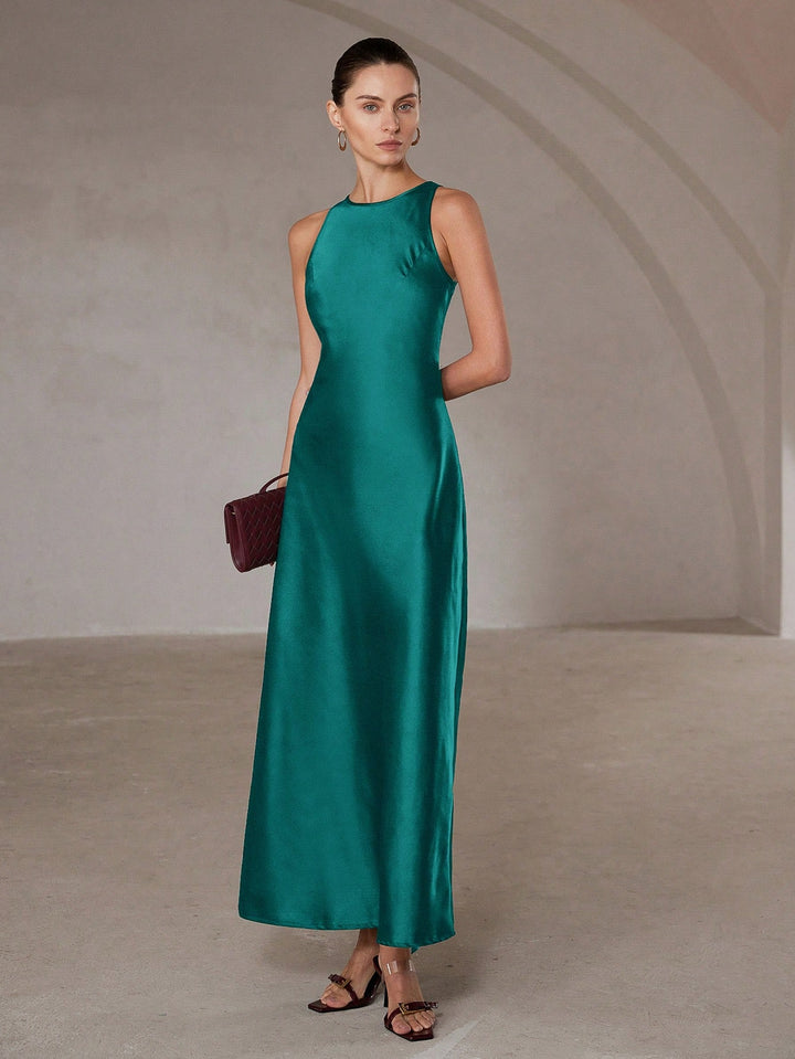 Rochie maxi SHEIN, verde