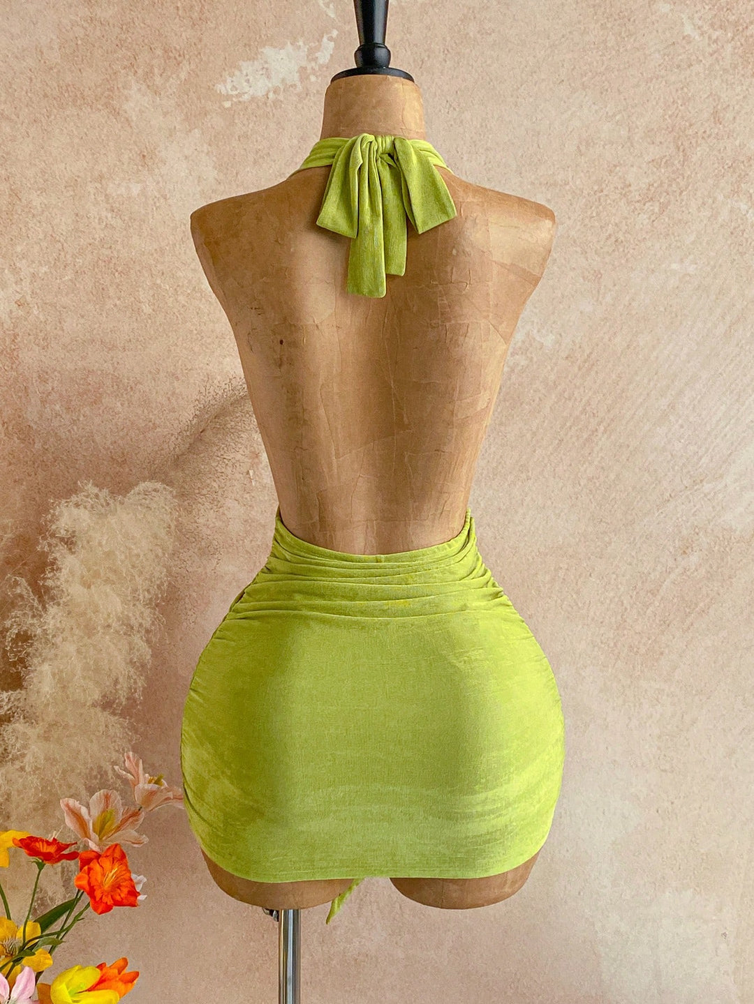 Rochie mini SHEIN, verde