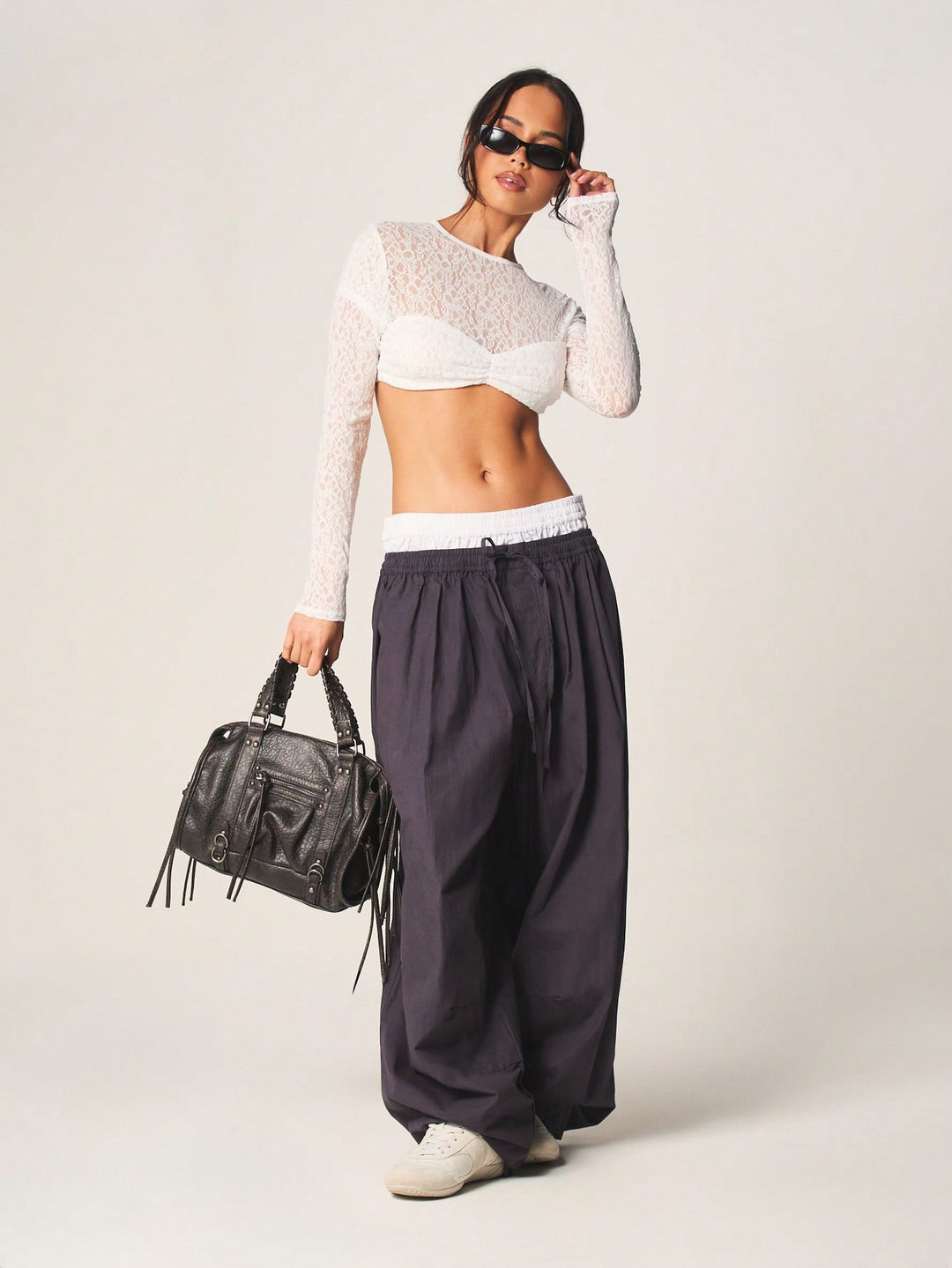 Top SHEIN, alb