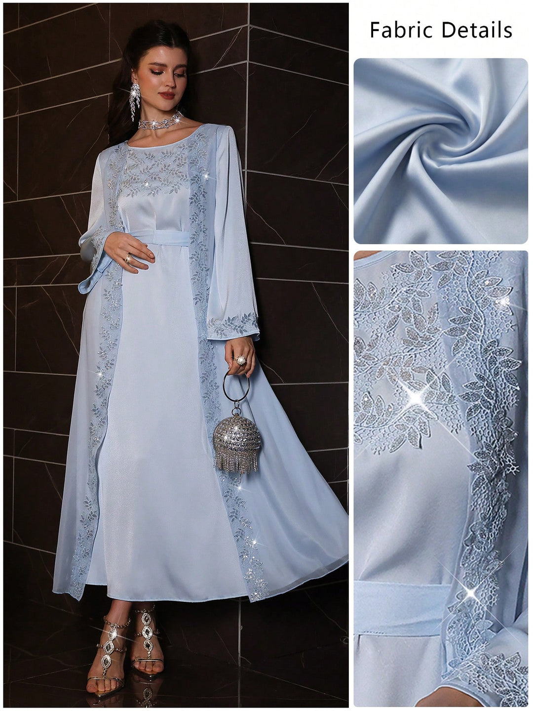 Rochie maxi SHEIN, albastru