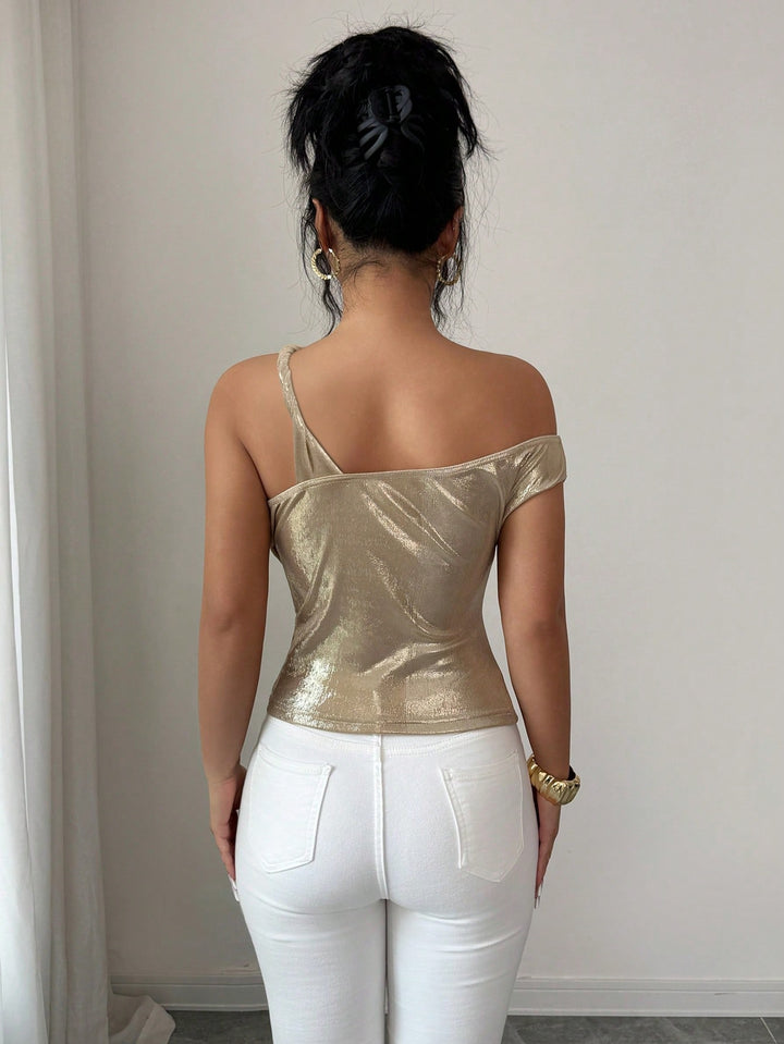Top SHEIN, kaki