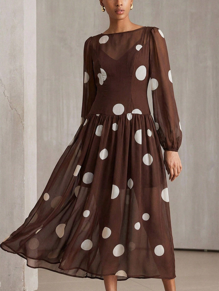 Rochie maxi SHEIN, maro