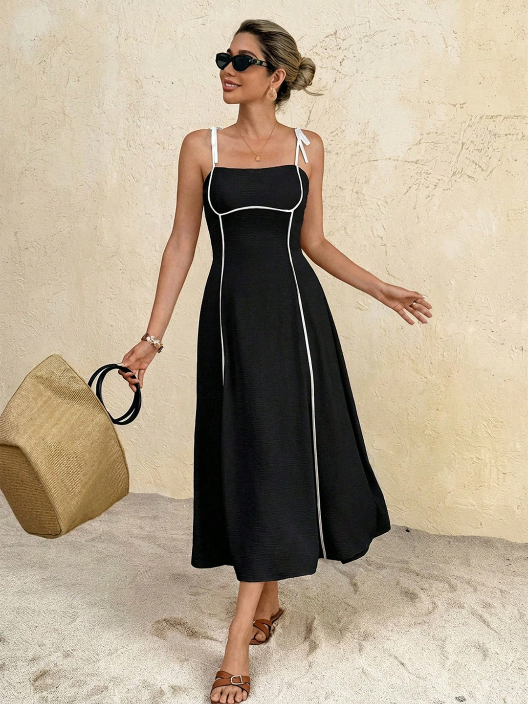 Rochie midi SHEIN, negru