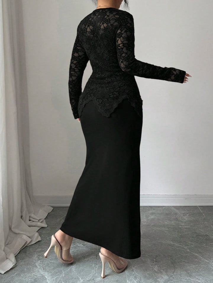 Rochie maxi SHEIN, negru