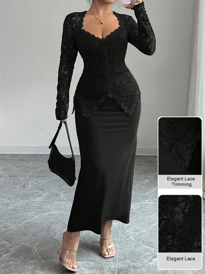 Rochie maxi SHEIN, negru
