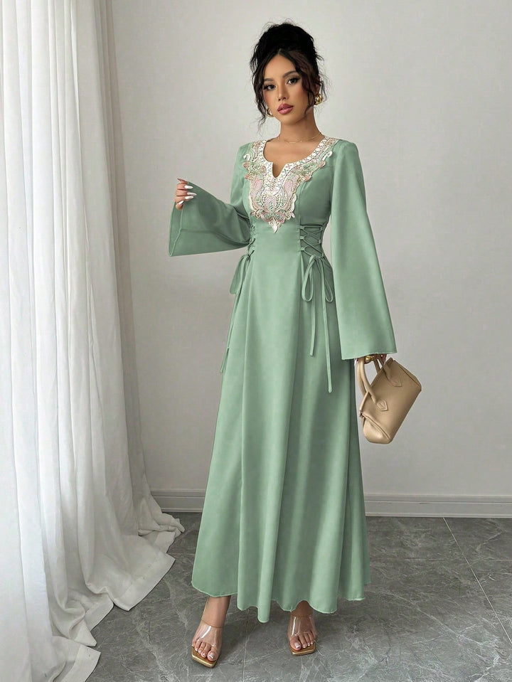 Rochie maxi SHEIN, verde