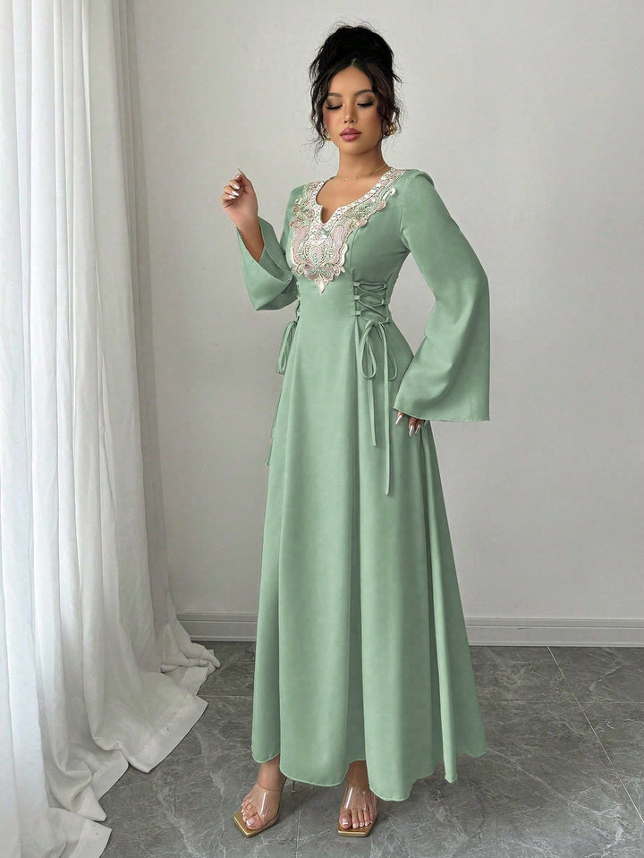 Rochie maxi SHEIN, verde