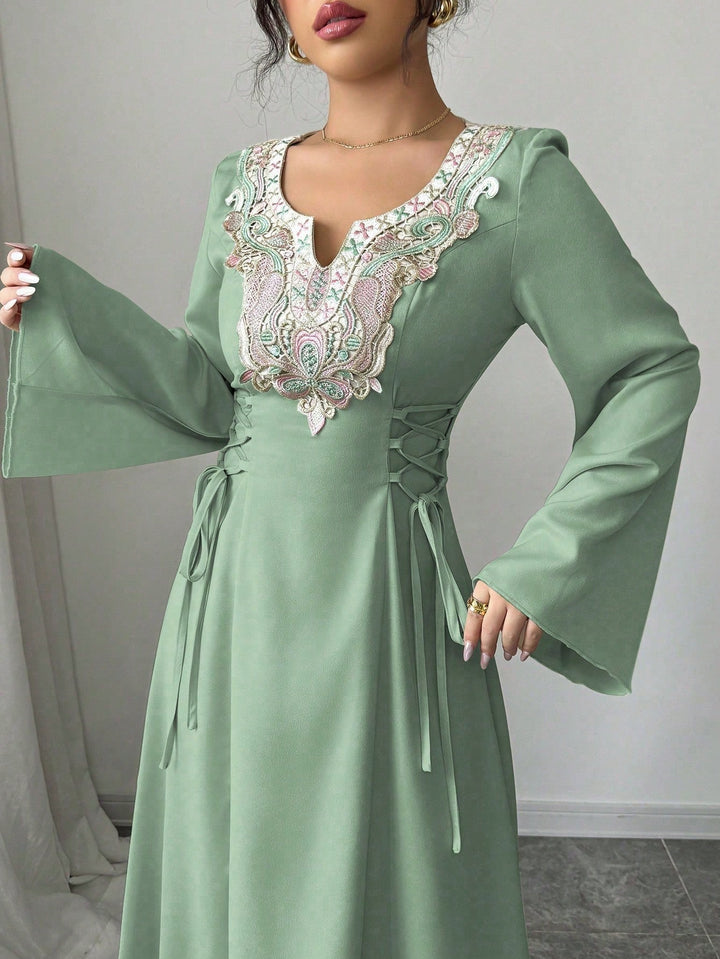 Rochie maxi SHEIN, verde