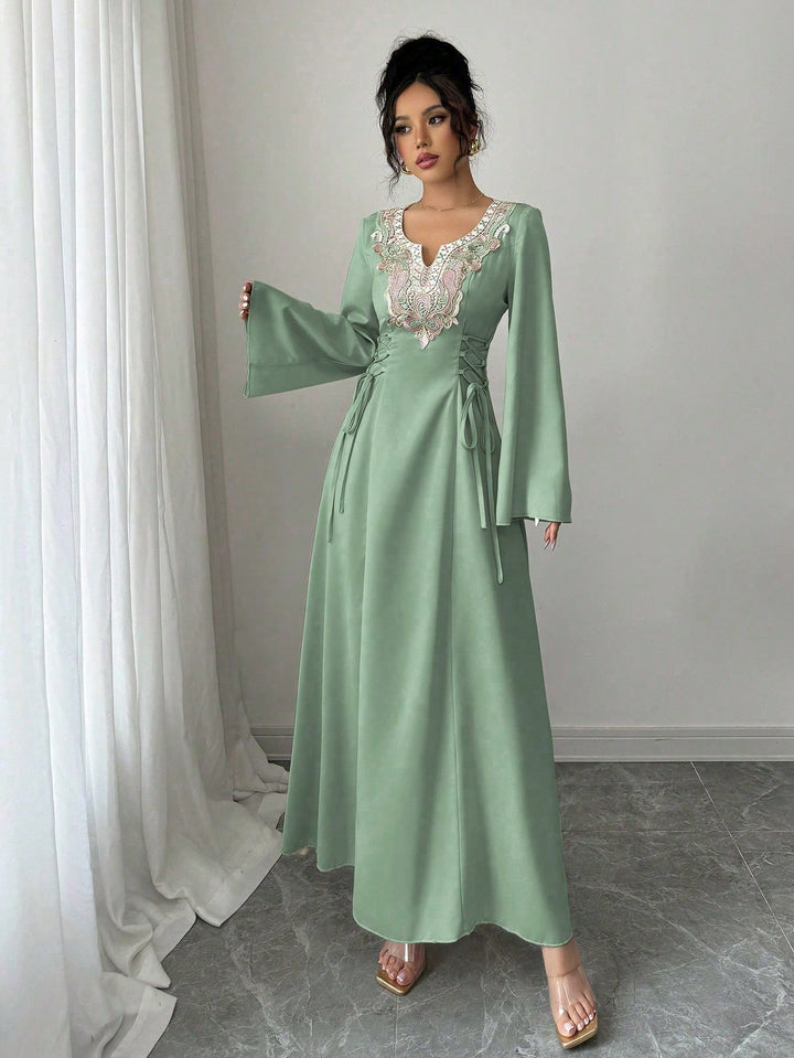 Rochie maxi SHEIN, verde