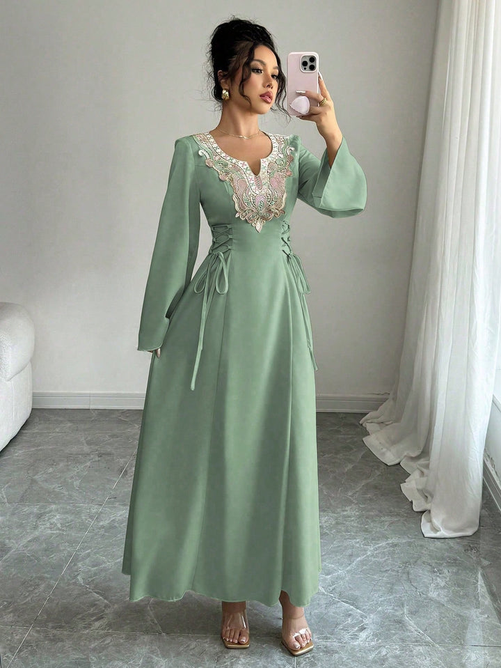 Rochie maxi SHEIN, verde