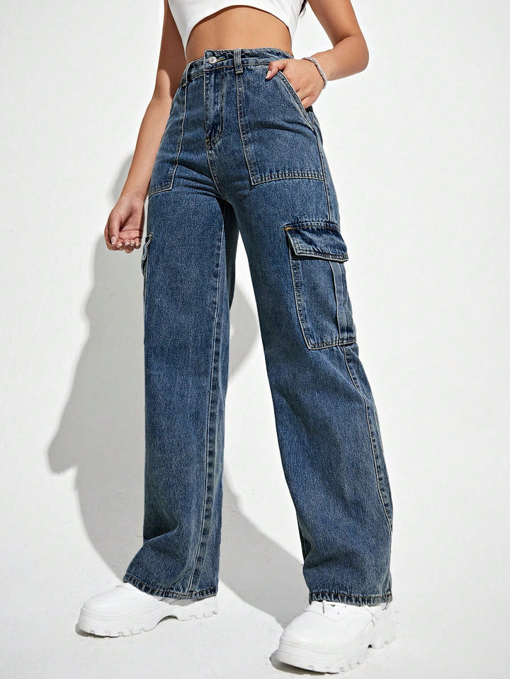 Jeans SHEIN, albastru