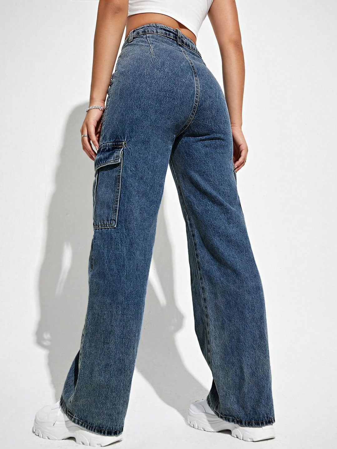 Jeans SHEIN, albastru