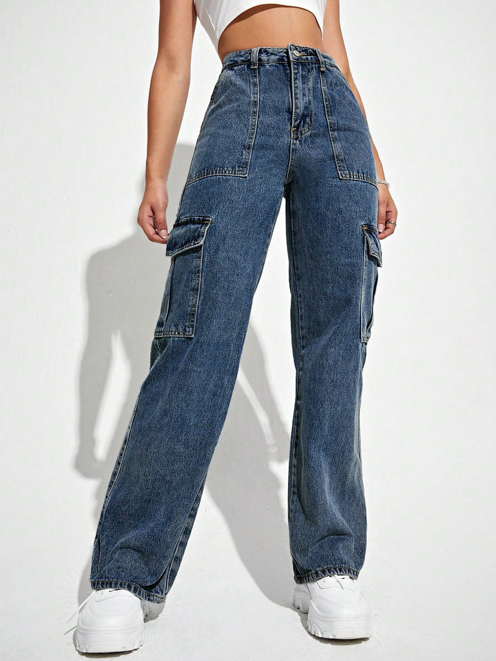 Jeans SHEIN, albastru