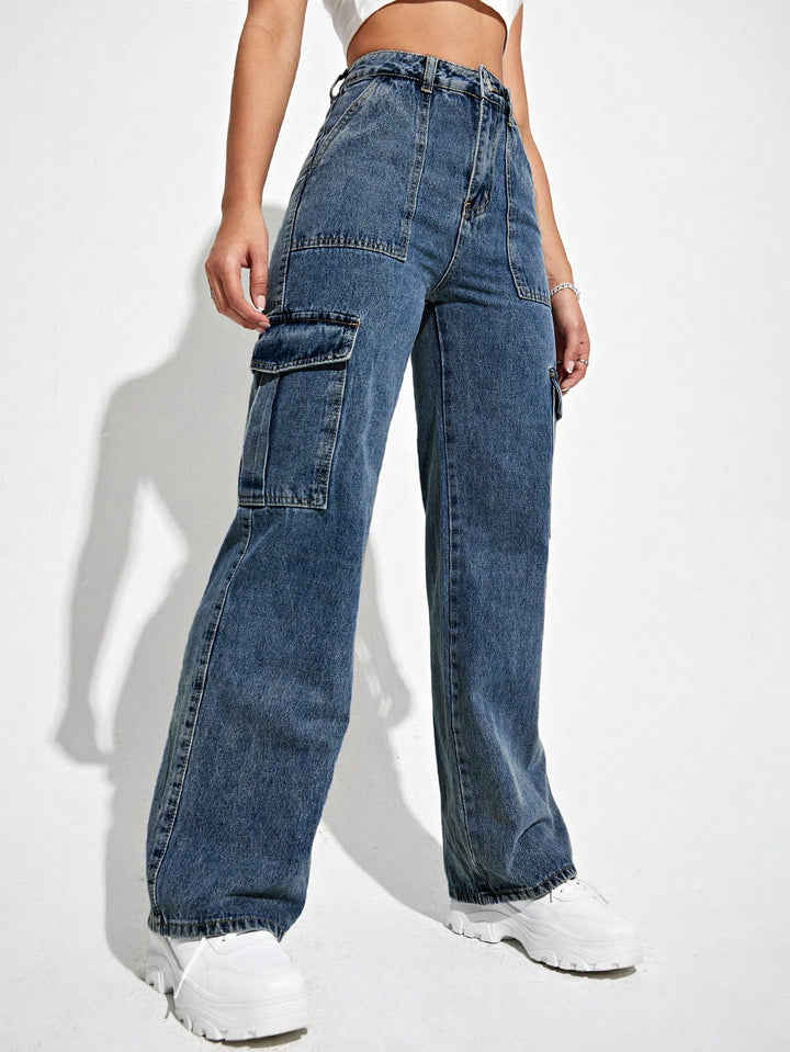 Jeans SHEIN, albastru