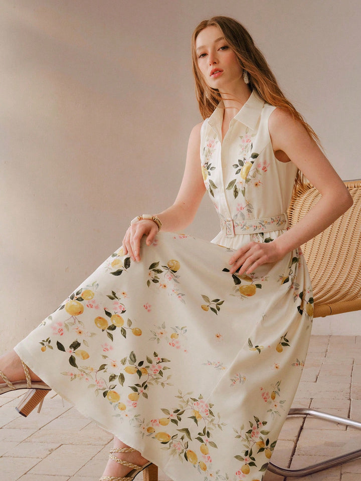 Rochie maxi SHEIN, portocaliu