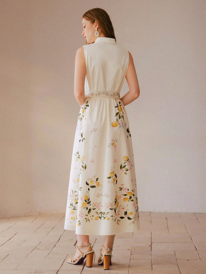 Rochie maxi SHEIN, portocaliu