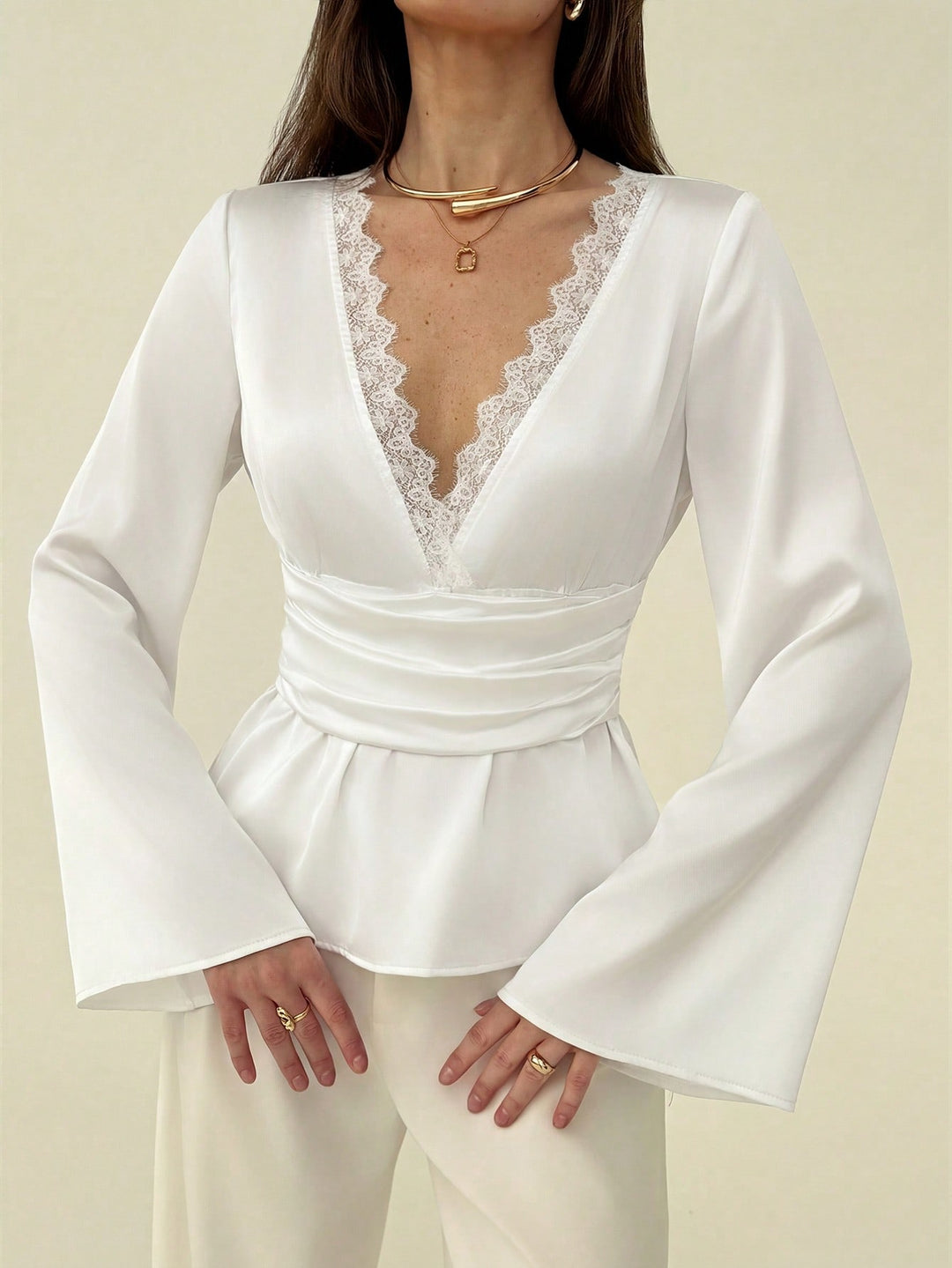 Bluza SHEIN, alb