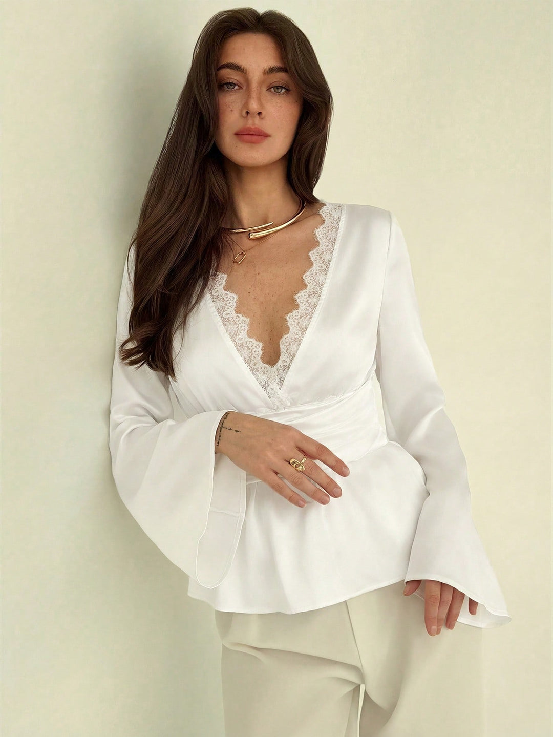 Bluza SHEIN, alb