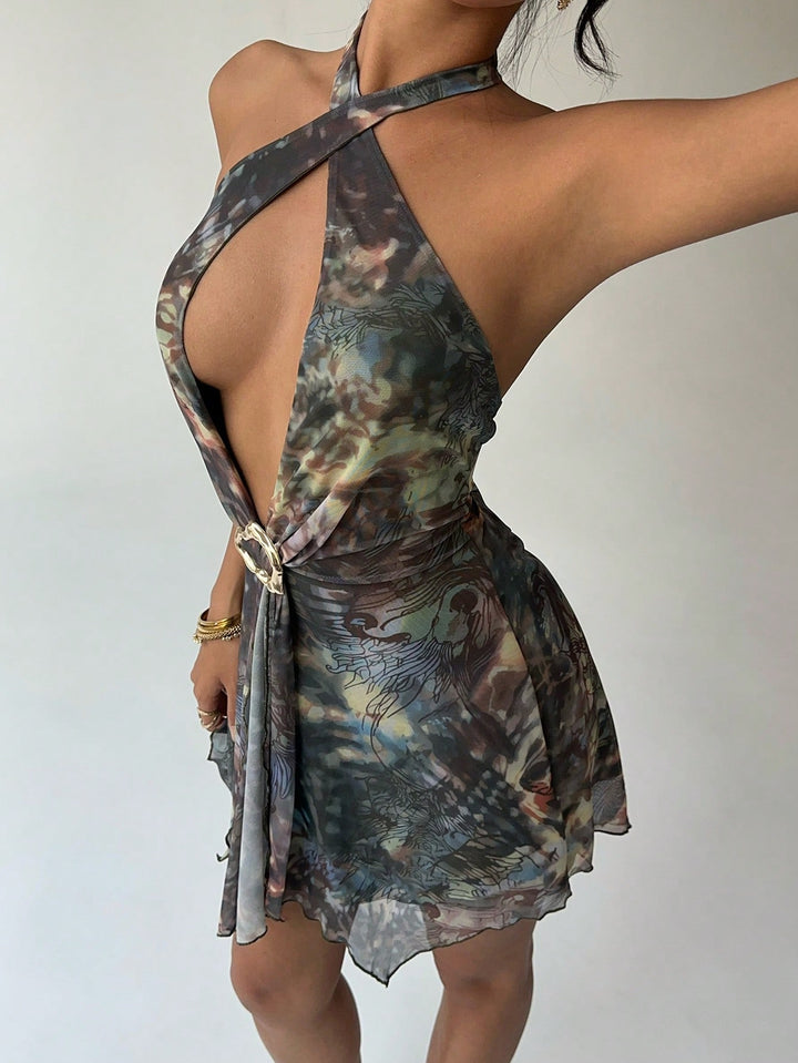 Rochie mini SHEIN, mix culori