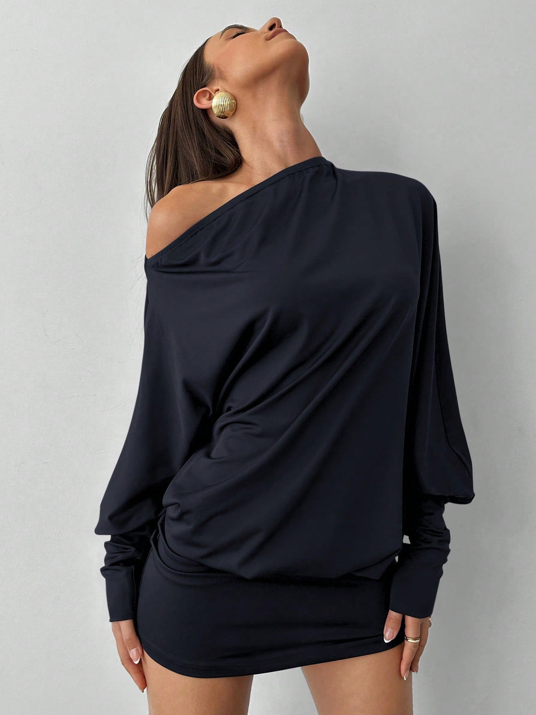 Rochie scurtă SHEIN, albastru