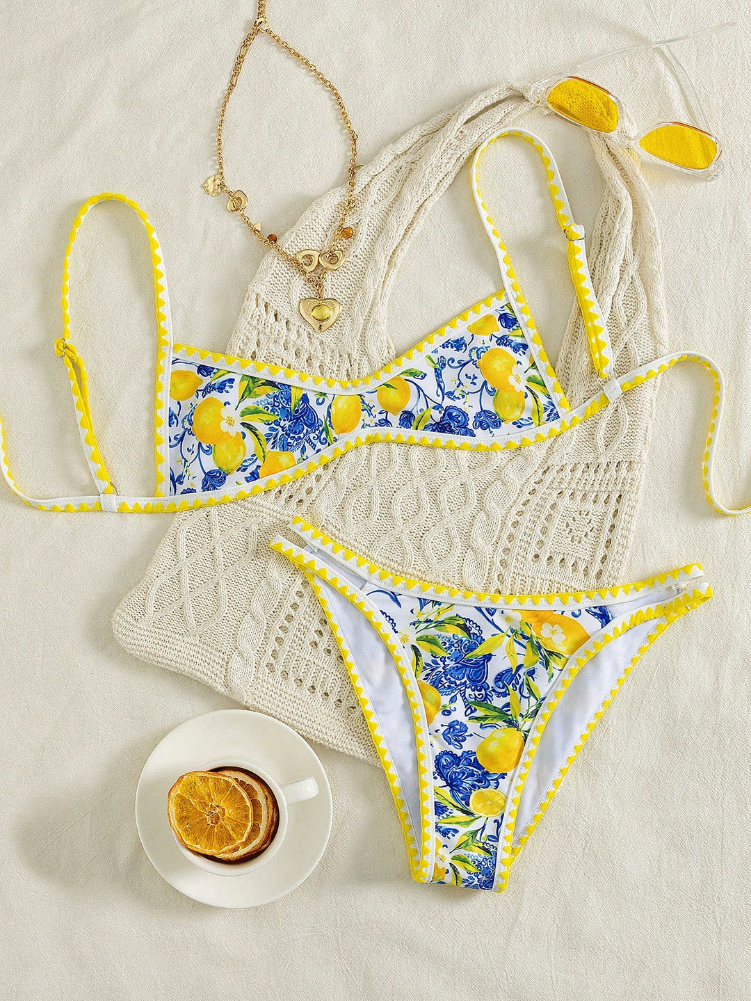 Set bikini SHEIN, mix culori