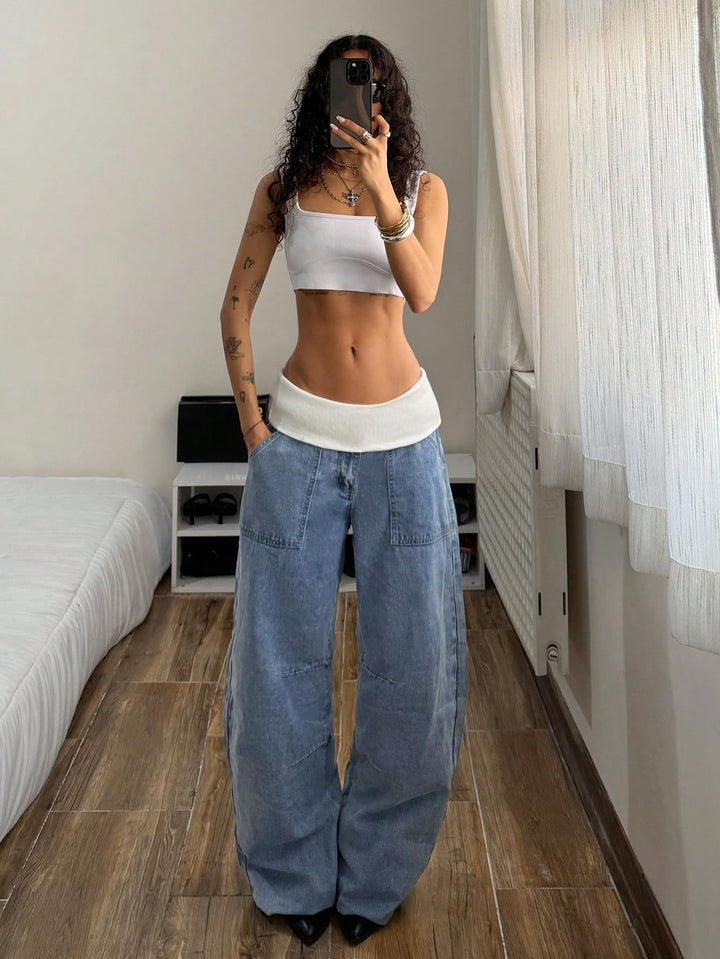 Jeans SHEIN, albastru
