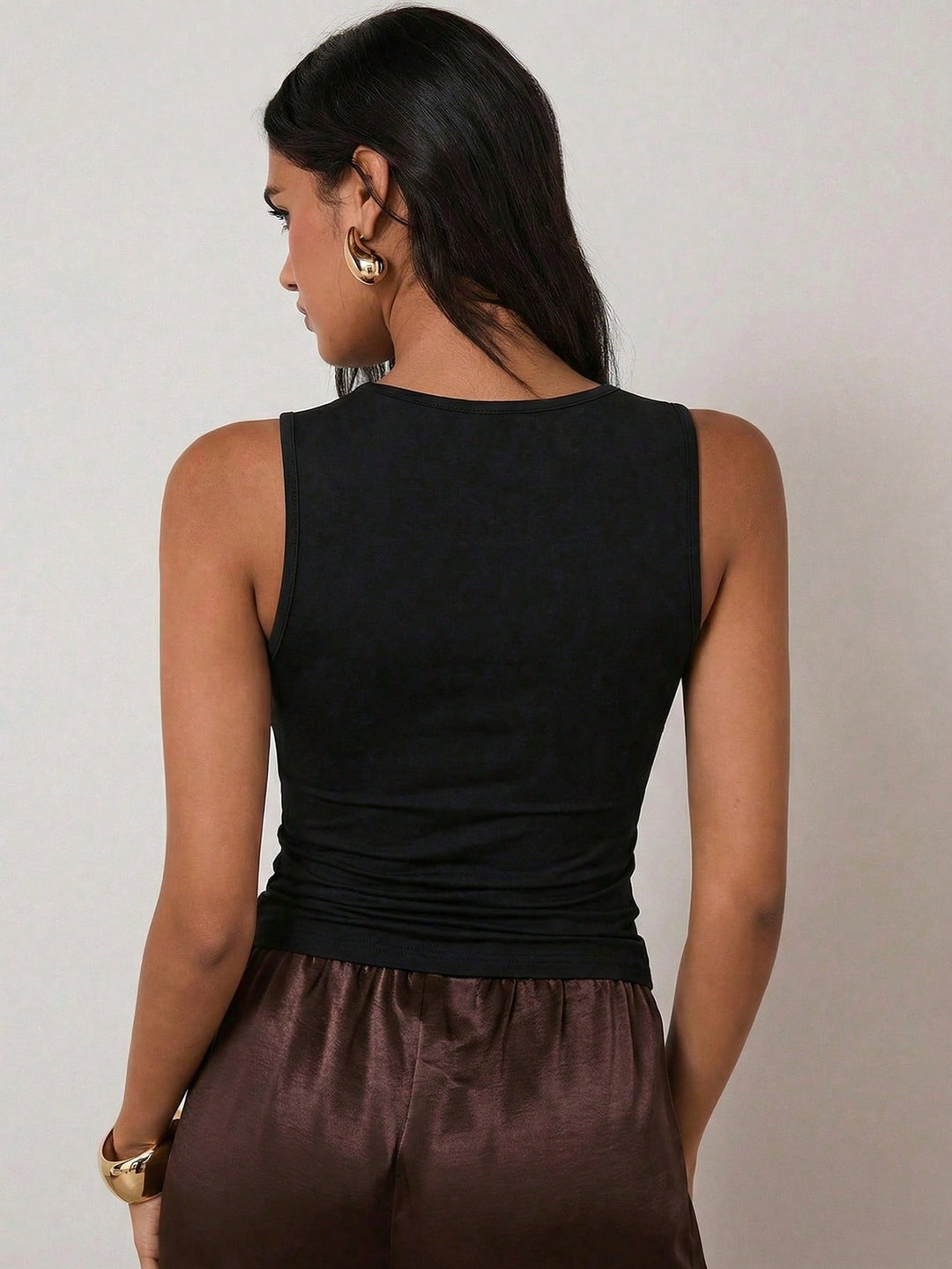 Top SHEIN, negru