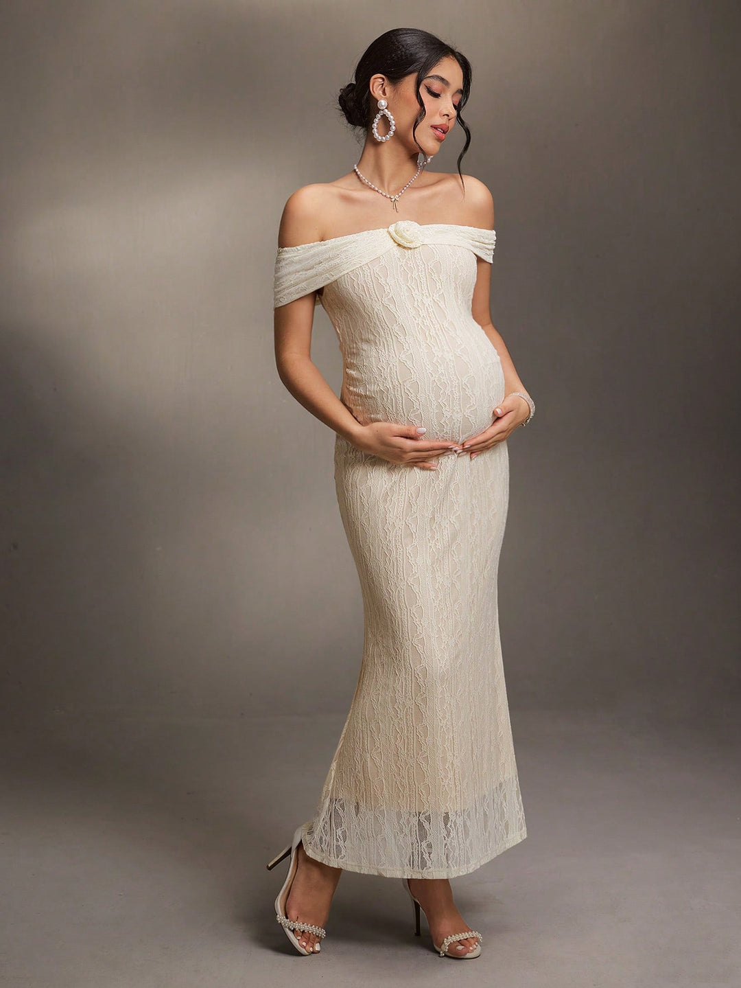 Rochie de maternitate SHEIN, portocaliu