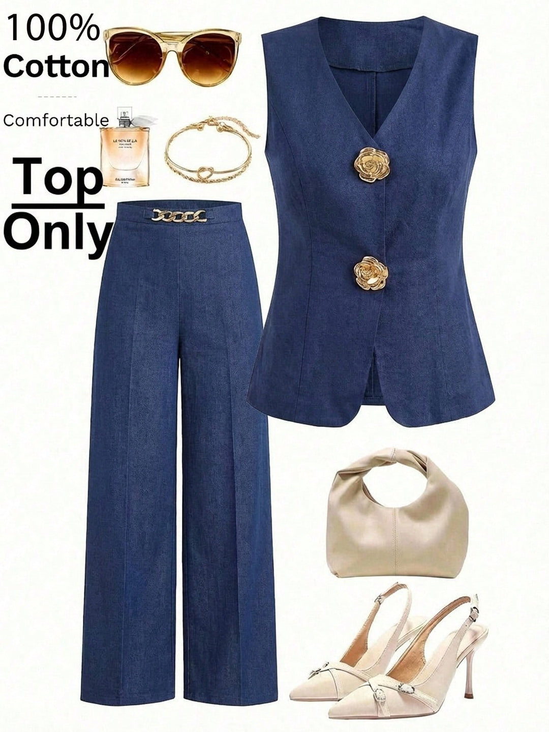 Bluza eleganta cu nasturi metalici SHEIN, gri