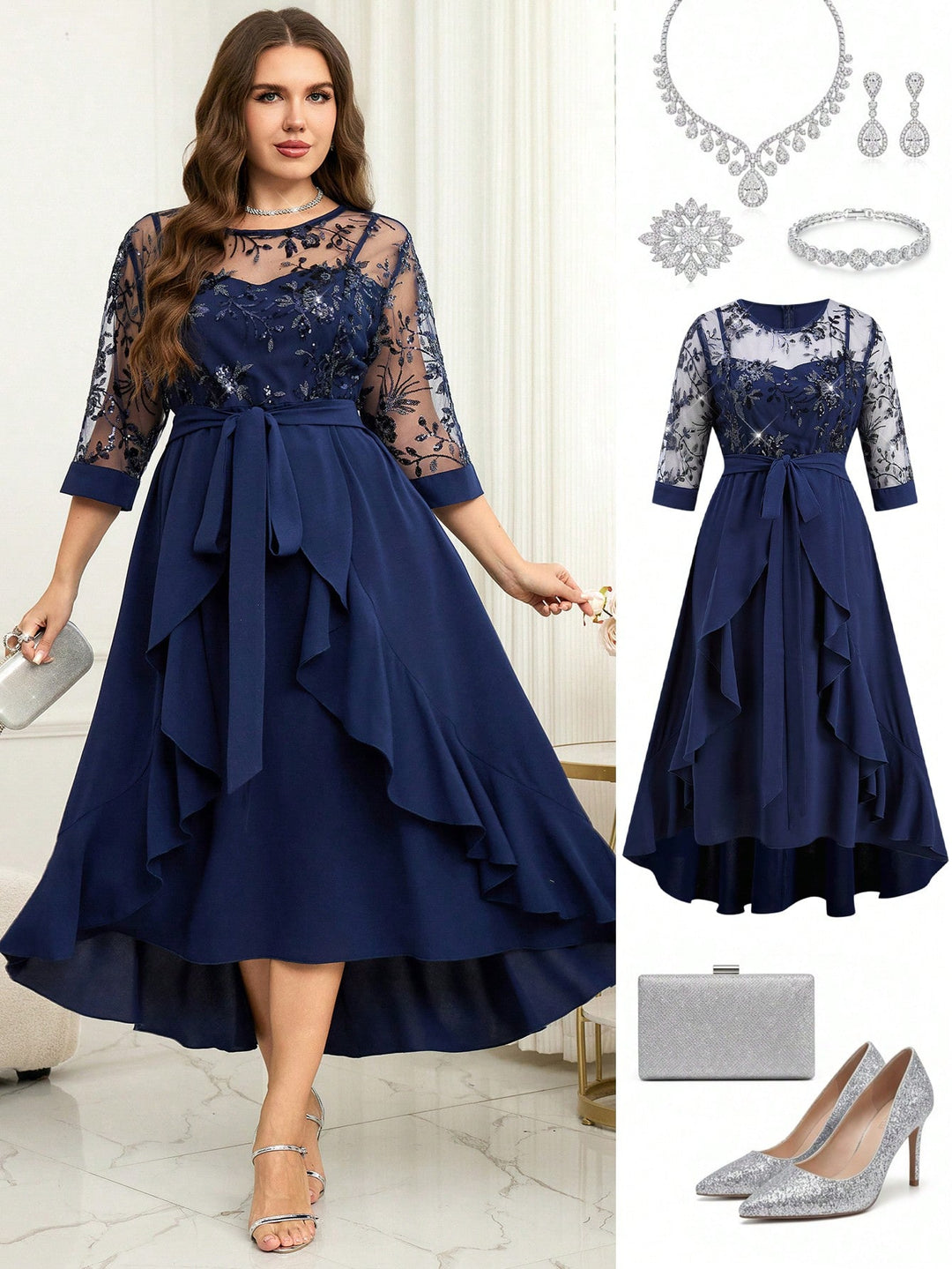 Rochie SHEIN, albastru