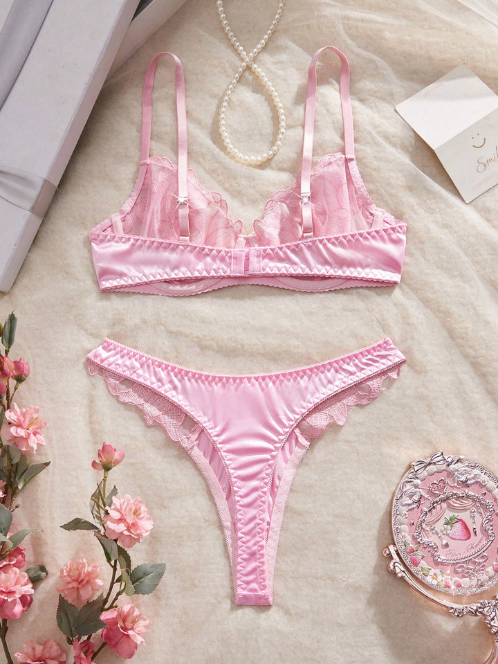 Set lenjerie SHEIN, roz