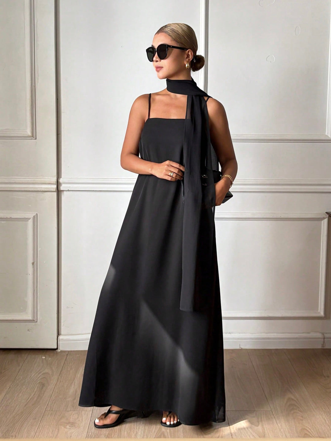Rochie maxi SHEIN, negru