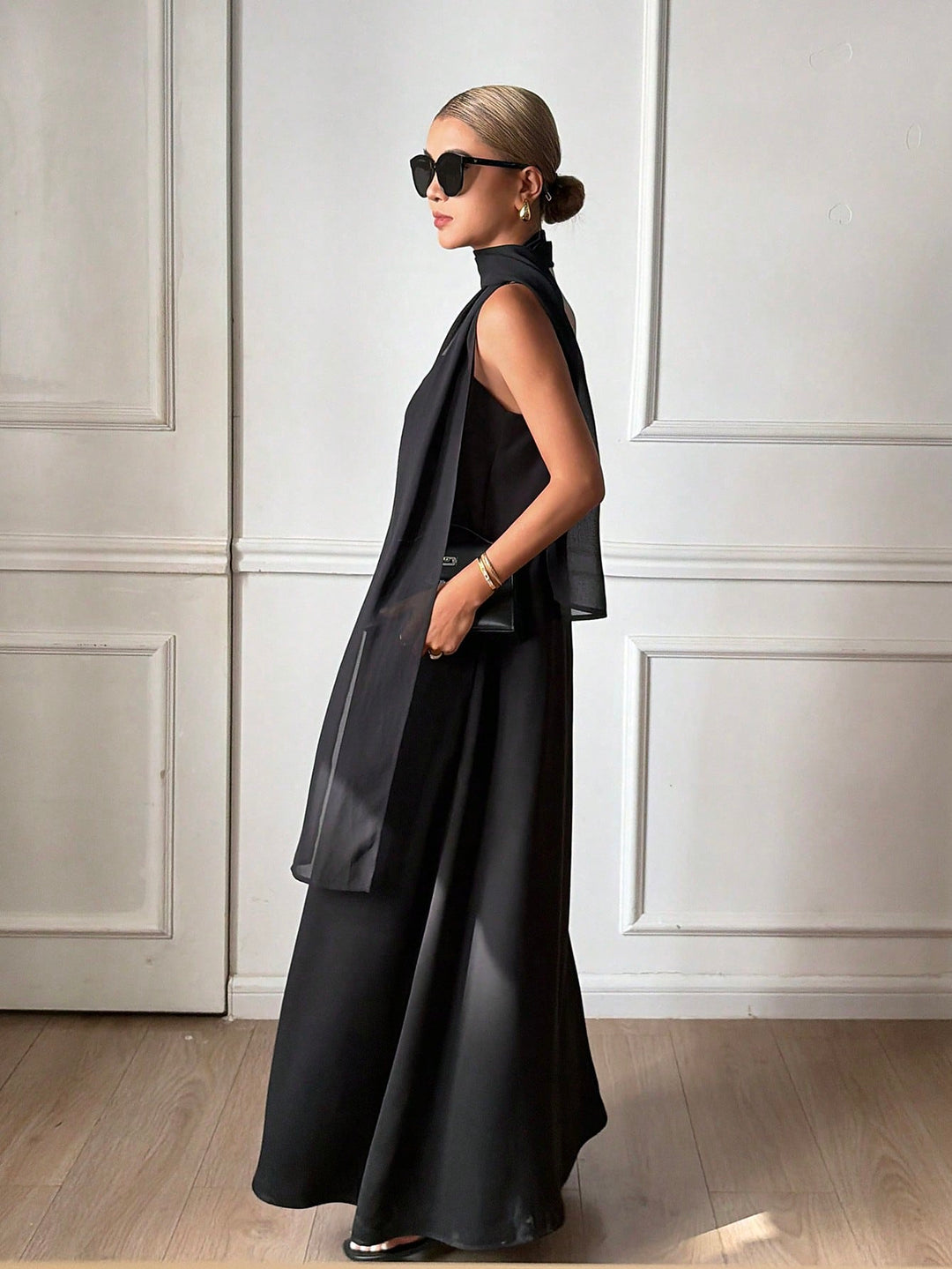 Rochie maxi SHEIN, negru