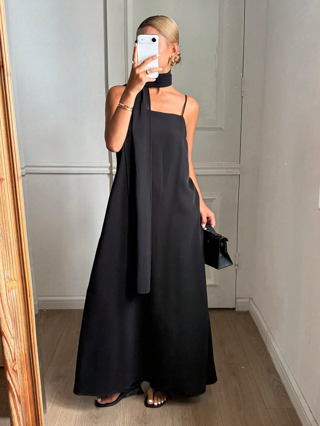 Rochie maxi SHEIN, negru