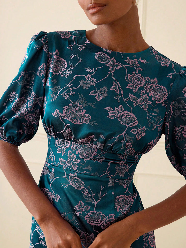 Rochie midi SHEIN, albastru